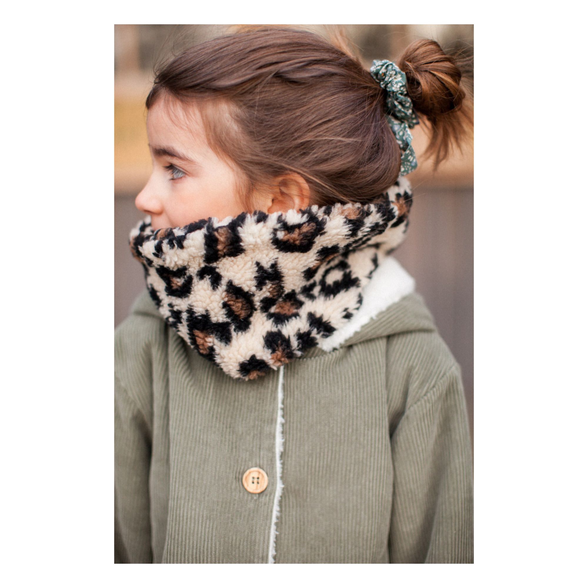 Snood enfant en moumoute navy - Marlot Paris