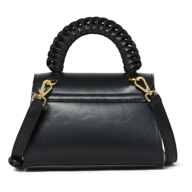 Sac Montreal Nano Poignée Tressée | Noir