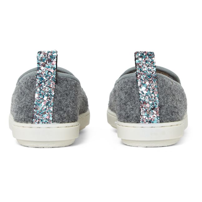 Chaussons Slipper AW Paillettes | Silver