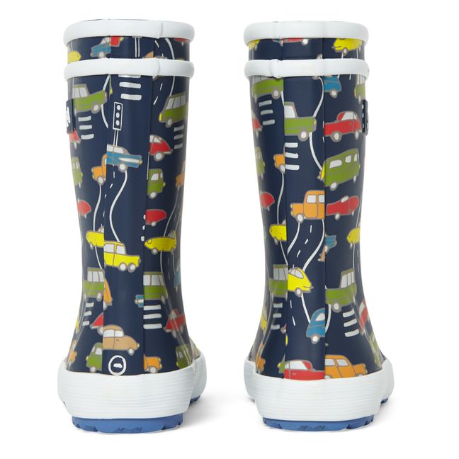 Bottes de Pluie Lolly Pop Voitures | Bleu marine