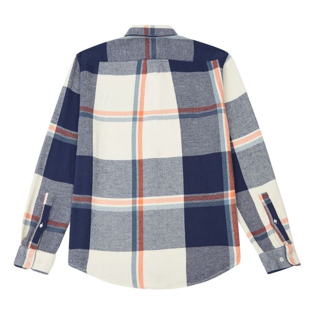 Chemise à Carreaux Tape | Ecru