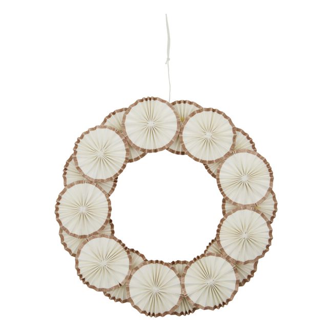 Christmas wreath to hang | White