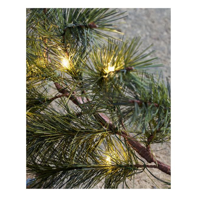 LED Christmas tree garland | Chrome green