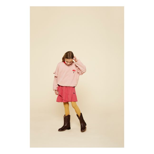 Sweat Coton Bio Vibeke | Pink