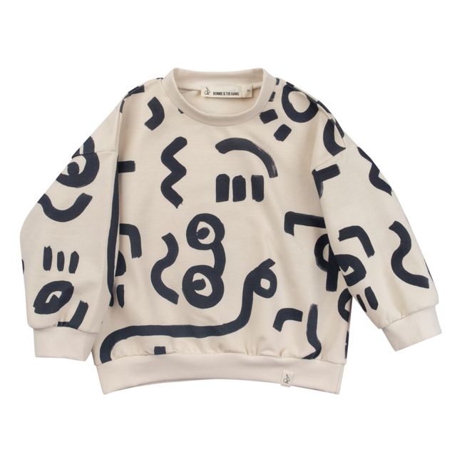 Rumi organic cotton sweatshirt | Ecru