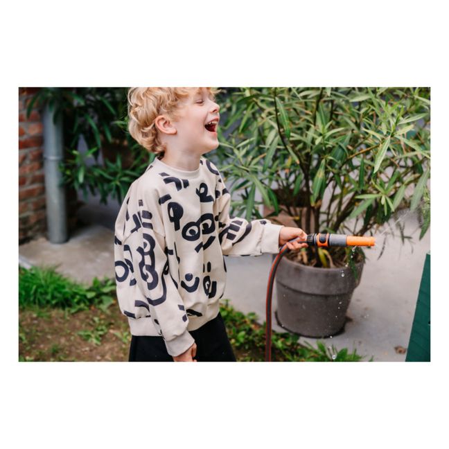 Rumi organic cotton sweatshirt | Ecru