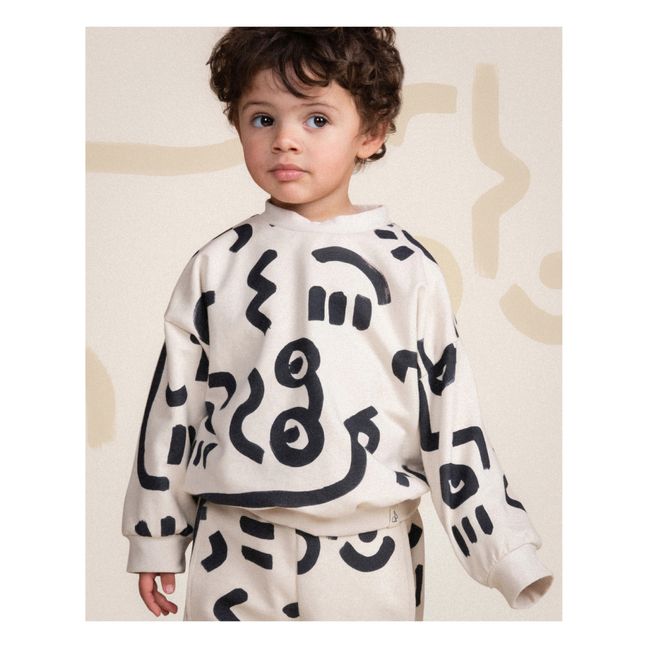 Rumi organic cotton sweatshirt | Ecru