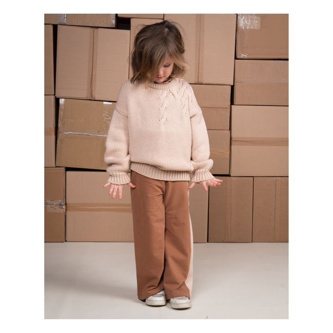 Pantalon Coton Bio Odell | Marron