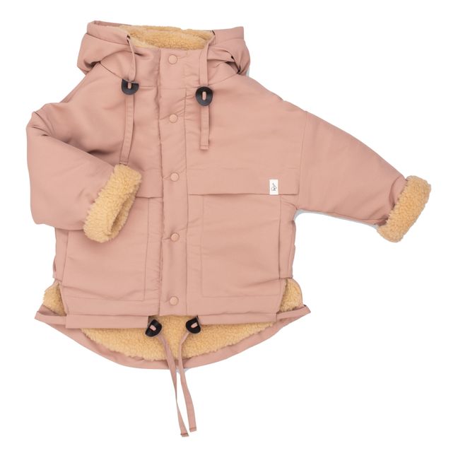 Manteau Réversible Matière Recyclée Judd | Rose pâle