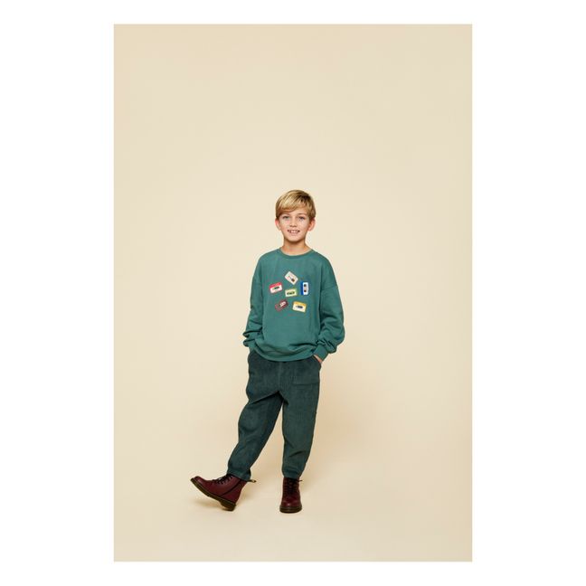 Pantalon Velours Côtelé Bastian | Vert sapin
