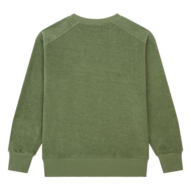 Organic Cotton Crewneck Sweatshirt | Green