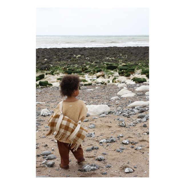 Cardigan Matelassé Coton Bio Lunes | Rose