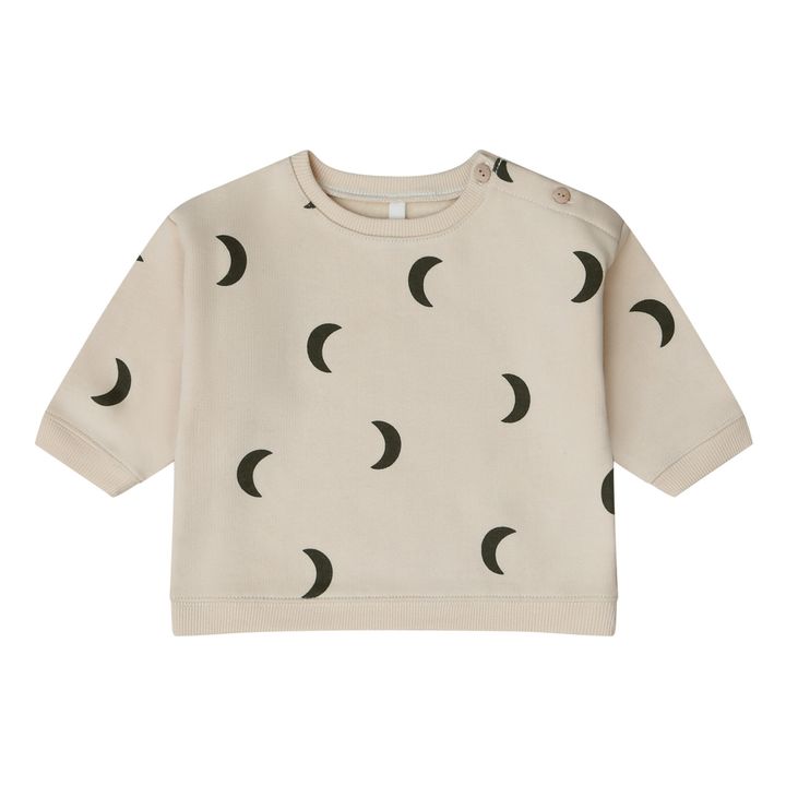 Lunes organic cotton sweatshirt | Sand- Product image n°0