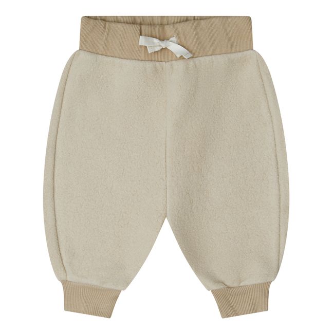 Jogger Façon Fourrure Coton Bio | Bleu gris