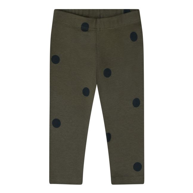 Legging Côtelé Coton Bio à Pois | Rosa