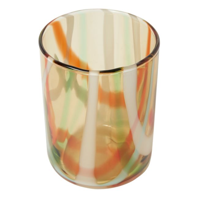 Verre effet tie & dye | Orange