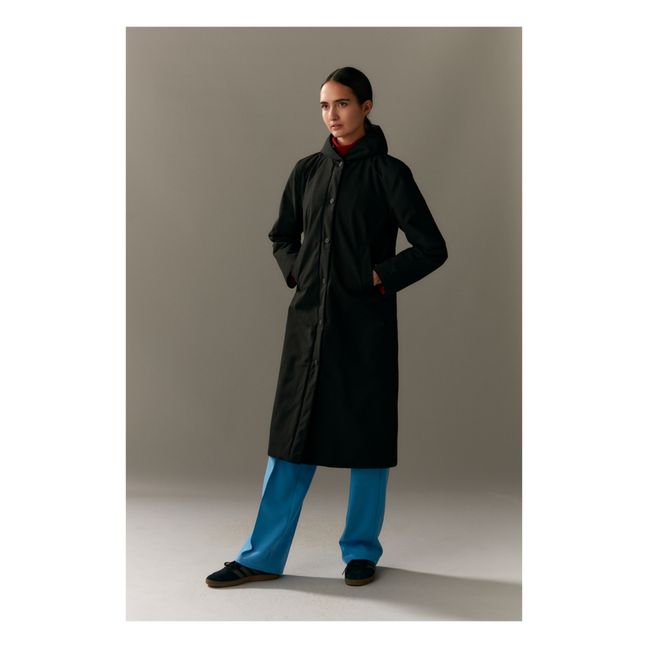 Parka impermeable ligera Not So Long | Negro