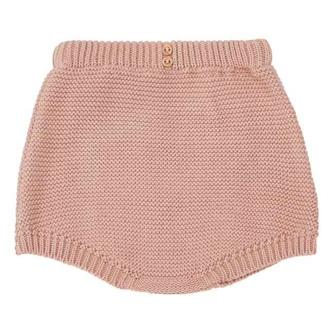 Organic Cotton Knit Bloomer | Dusty Pink