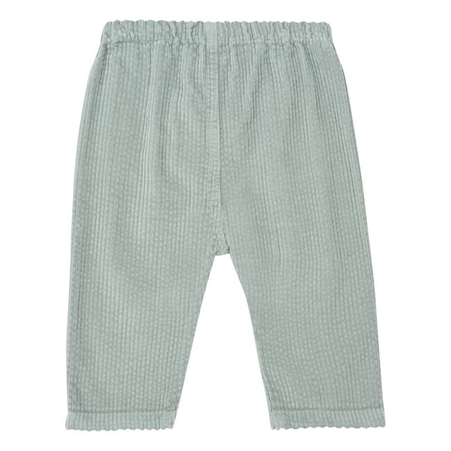 Pantalon Velours Côtelé Bébé | Bleu gris