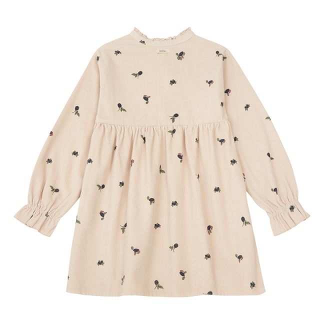Robe Velours Milleraies Forest | Rose poudré