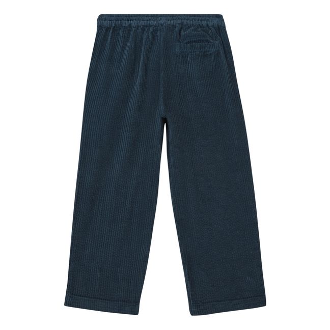 Pantalon Velours Côtelé | Bleu nuit