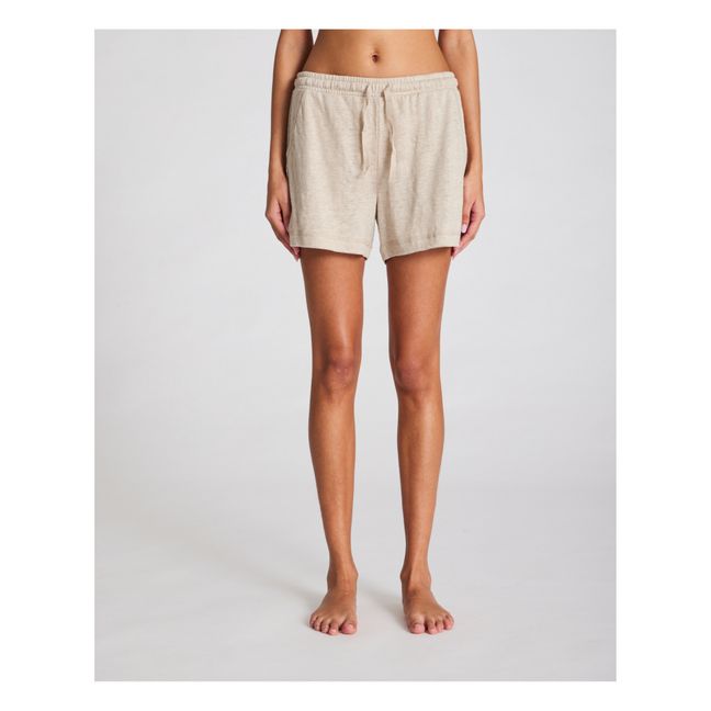 Mimi Linen Shorts | Natural