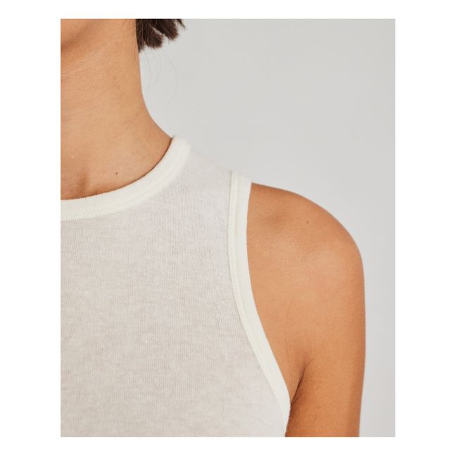 Tank Top Alberte Wolle | Seidenfarben