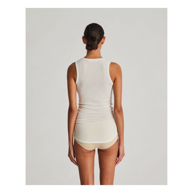 Tank Top Alberte Wolle | Seidenfarben