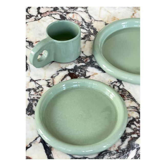 Assiette Riviera | Vert céladon