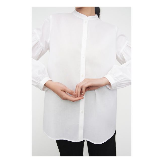 Blusa Patti de algodón orgánico | Blanco
