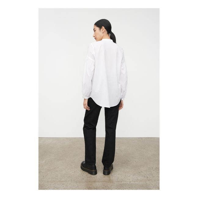 Blusa Patti de algodón orgánico | Blanco