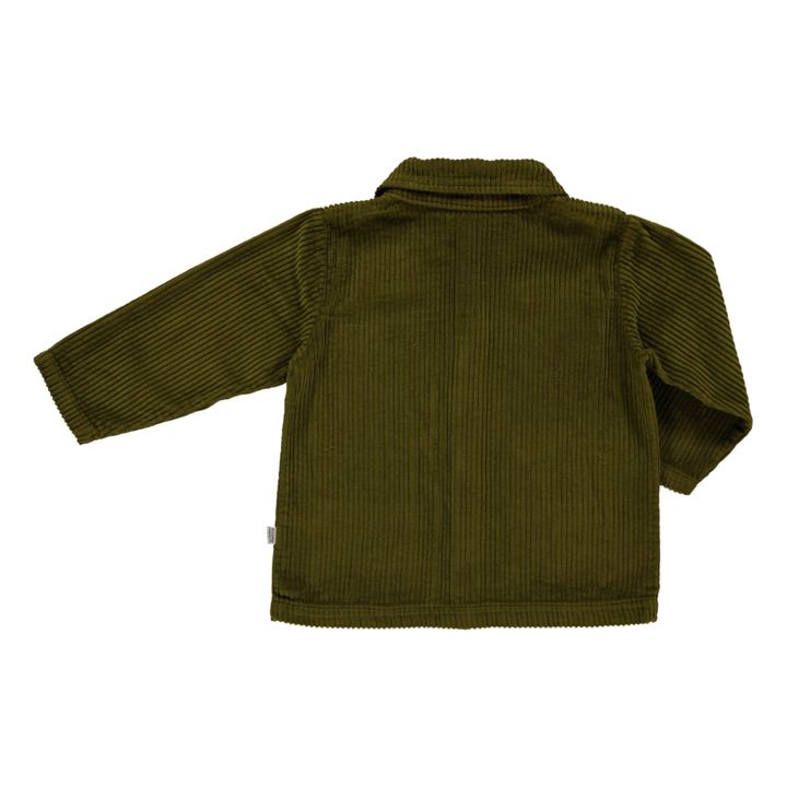 Jacke aus geripptem Velours in Brombeere | Khaki- Produktbild Nr. 4