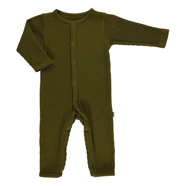 Pyjama Côtelé Airelle | Verde militare