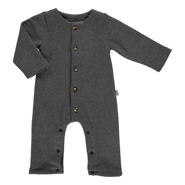 Pyjama Molleton Meleze | Gris anthracite
