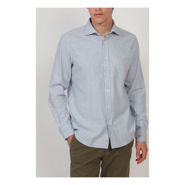 Camisa Paul Flanelle | Azul Cielo