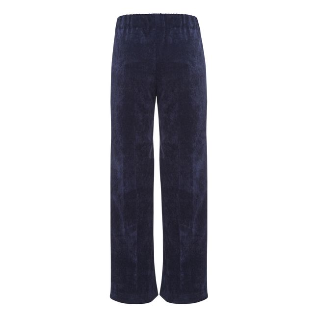 Pantalon Gypsy Velours Côtelé | Blu marino