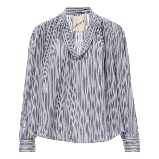 Blouse Juul Fines Rayures | Blue
