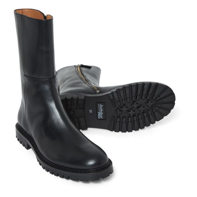 Boots 7545 Cuir | Noir