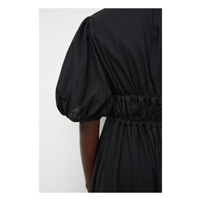 Robe Celestre Voile de Coton Bio | Nero