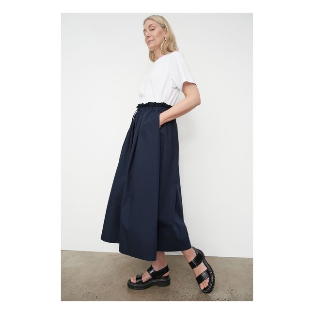 Jupe Stevie Coton Bio | Bleu marine