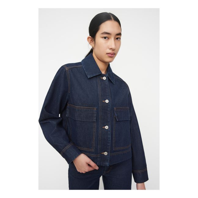 Veste Denim Mirror Coton Bio | Bleu indigo