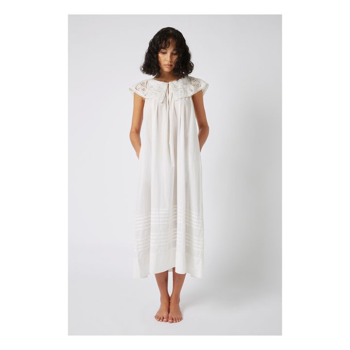 Robe de Nuit Bay | Bianco- Immagine del prodotto n°3