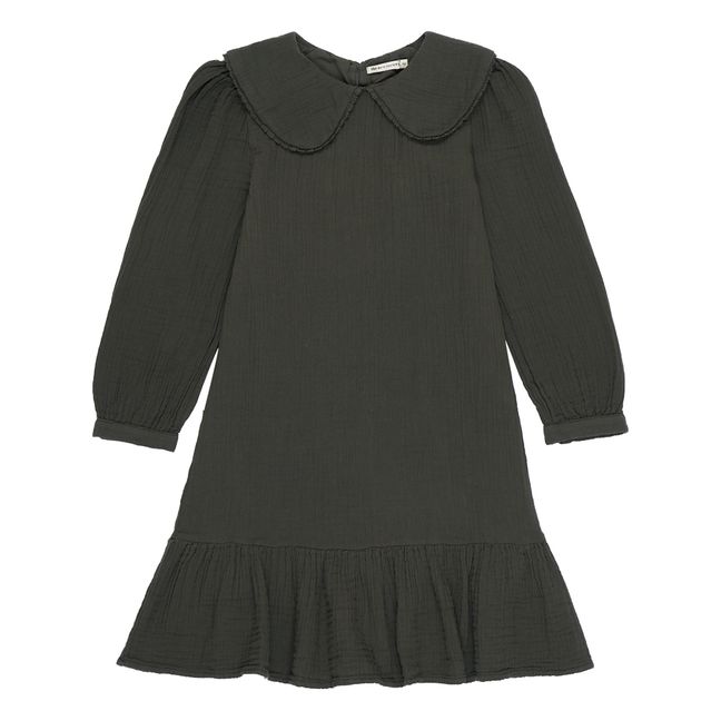 Robe Matilda Coton Responsable | Vert foncé