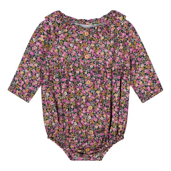 Barboteuse Fleurs Charlotte | Violet