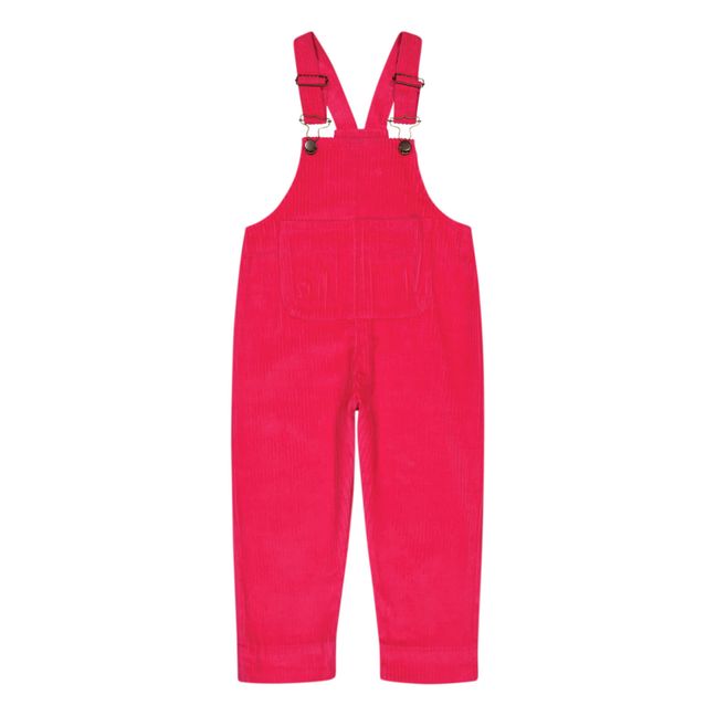 Salopette Velours Eliette | Rose fuschia