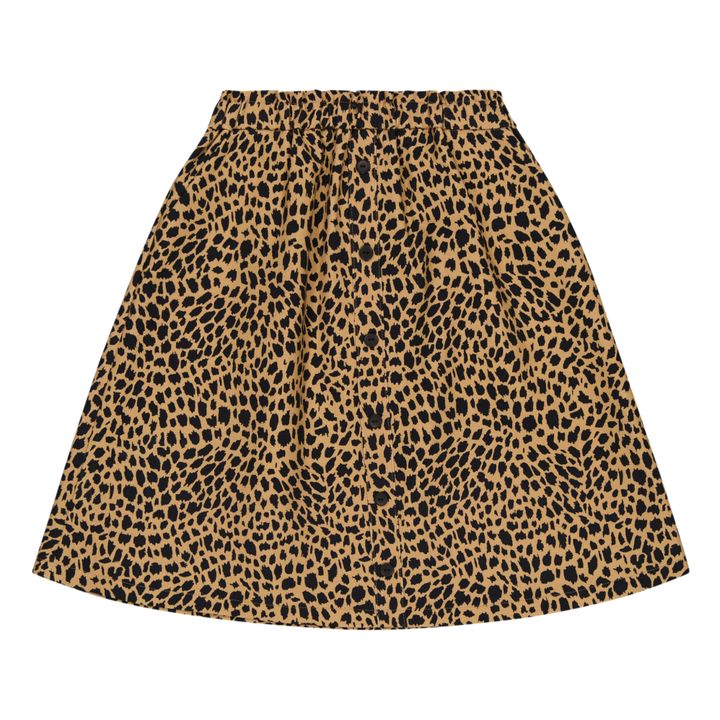 Fanon Leopard Skirt | Beige- Product image n°0