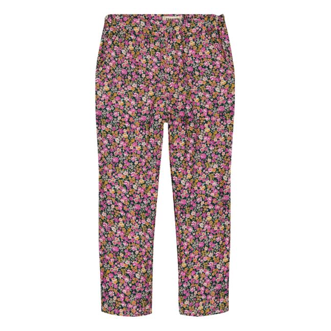 Pantalon Fleurs Manon | Purple