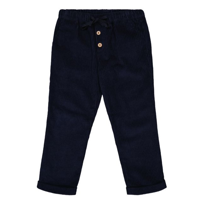Pantalon Velours Robinson | Bleu marine