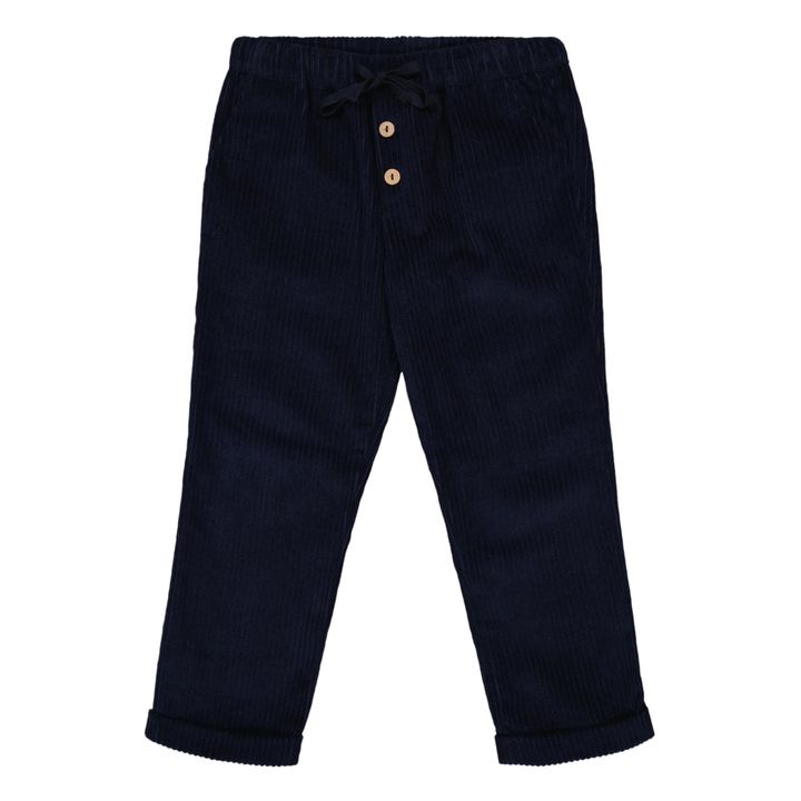 Robinson Pantalones de terciopelo | Azul Marino- Imagen del producto n°0