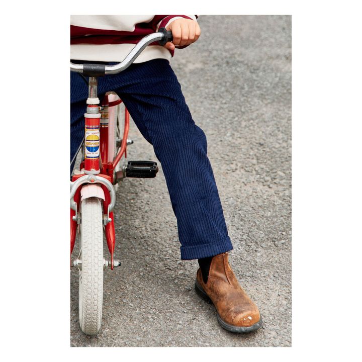 Robinson Pantalones de terciopelo | Azul Marino- Imagen del producto n°1